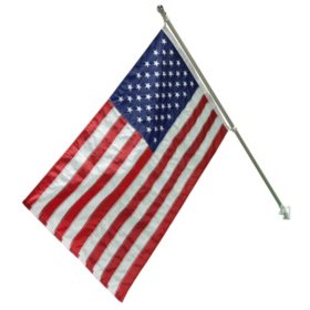 Liberty Flag American Flag Kit 3' X 5' Flag  with 6 'Aluminum Pole