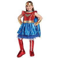 Girls' Superhero Wonder Woman Costume (Assorted Sizes)