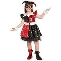 Girls' Superhero Harley Quinn Costume (Assorted Sizes)