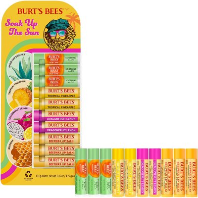 Burt's Bees 100% Natural Origin Beeswax Moisturizing Lip Balm (8 pk.) -  Sam's Club