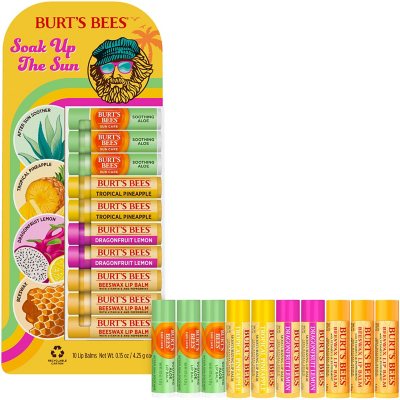 Figuur ingewikkeld voor Burt's Bees Soak Up the Sun Lip Balm Variety Pack (10 ct.) - Sam's Club