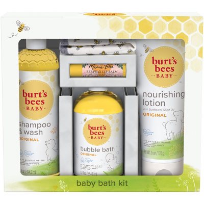 Mijlpaal Wederzijds gebouw Burt's Bees Baby Bath Kit Gift Set, 5 Pieces - Sam's Club