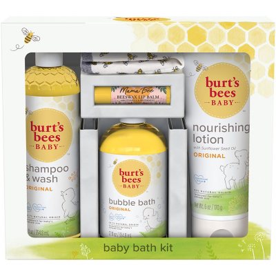 Burt's Bees Baby Bath Kit Gift Set, 5 Pieces - Sam's Club