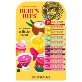 Burt’s Bees Drink Inspired Lip Balm Pack, Limited Edition 10 pk.		 		 		 		 		 		
