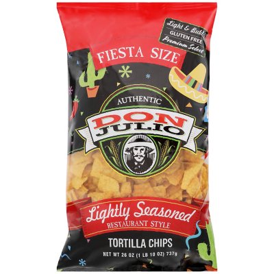 Don Julio Lightly Seasoned Tortilla Chips 26 Oz Sams Club 2066