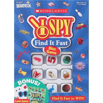 I Spy: Find It Fast Dice Game, Mixed Media