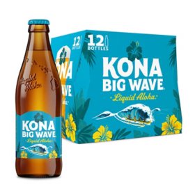 Kona Big Wave Golden Ale 12 fl. oz bottle, 12 pk.