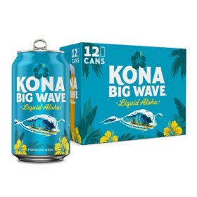Kona Big Wave Golden Ale 12 fl. oz. can, 12 pk.