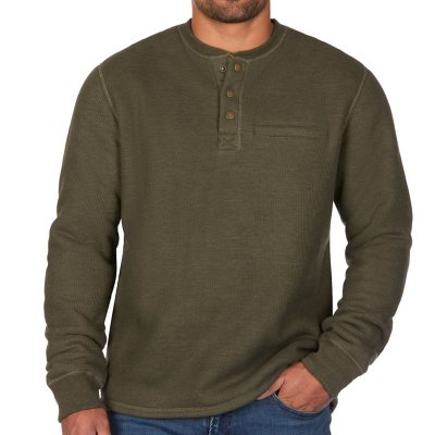 Coleman Sherpa Lined Waffle Henley - Sam's Club