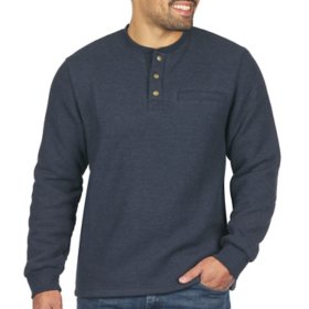 Coleman Men's Sherpa Lined Waffle Henley