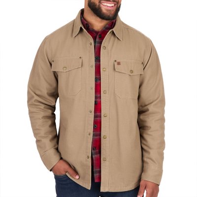 Coleman Men's Fleece Lined Canvas Shirt Jacket - Sam's Club Coleman Men's Fleece Lined Canvas Shirt Jacket - Sam's Club