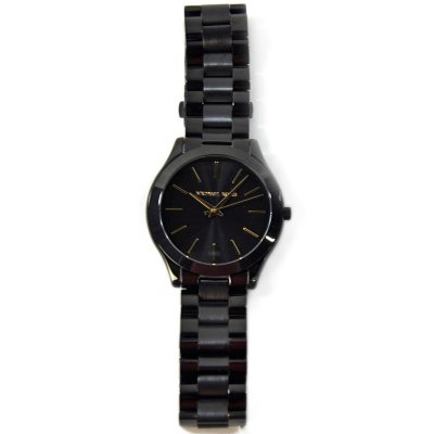 Michael kors slim runway hotsell watch black