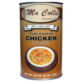 Ma Collis Fully Cooked Chicken in Broth 50 oz.