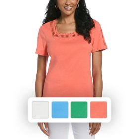 Rafaella Women's Squareneck Top	 		 		