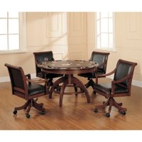 Hillsdale Furniture Palm Springs Game Table and Chairs, 5-Piece Set