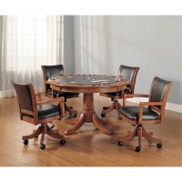 Hillsdale Furniture Park View Game Table and Chairs, 5-Piece Set