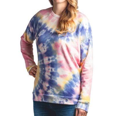 Modern Canvas Ladies Tie Dye Sweatshirt Sam s Club