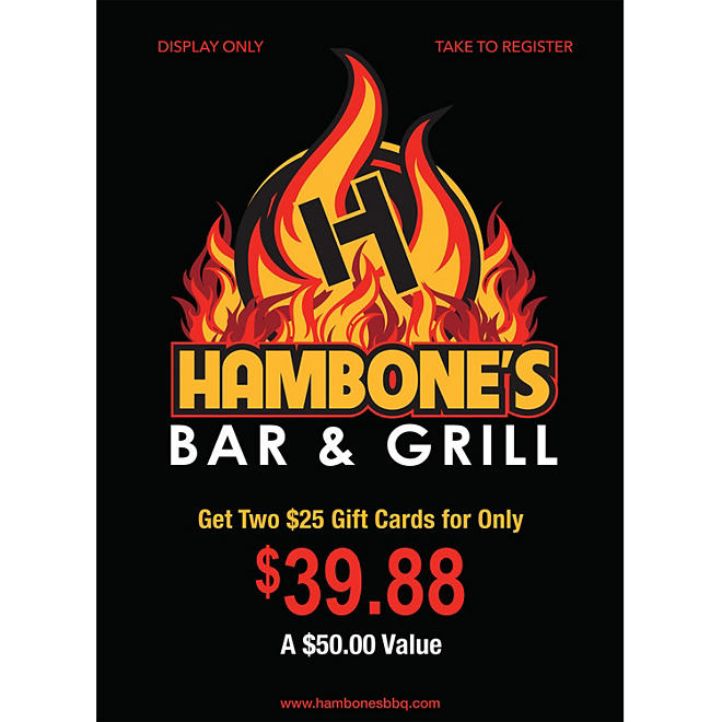 Hambone's - 2 x $25