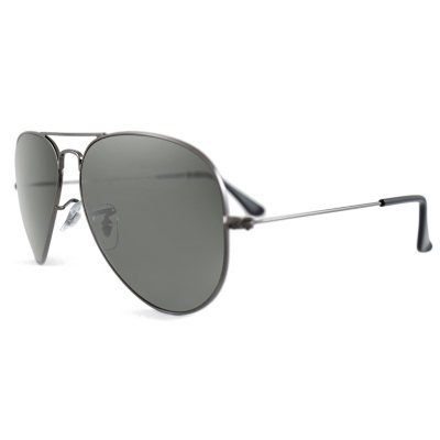 Ray Ban Aviator Classic Polarized Sunglasses Gunmetal Green Sam S Club