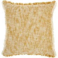 Nourison Life Style Woven Fringe Throw Pillow, 20" x 20" (Assorted Colors)