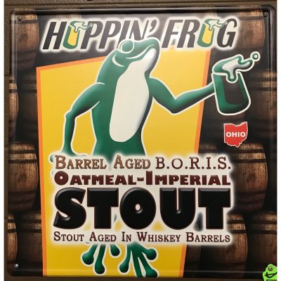 Hoppin' Frog Barrel Aged B.O.R.I.S. Oatmeal-Imperial Stout (22 Fl. Oz ...