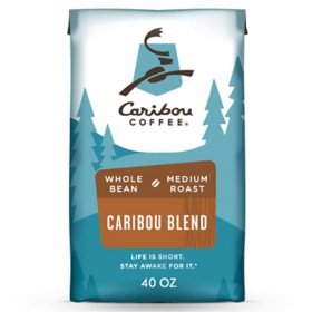 Caribou Coffee Whole Bean, Caribou Blend  40 oz.