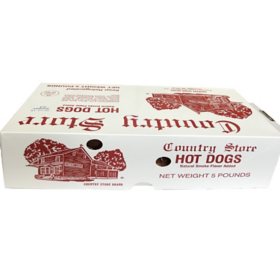 Country Store Brand Hot Dogs 5 lb.