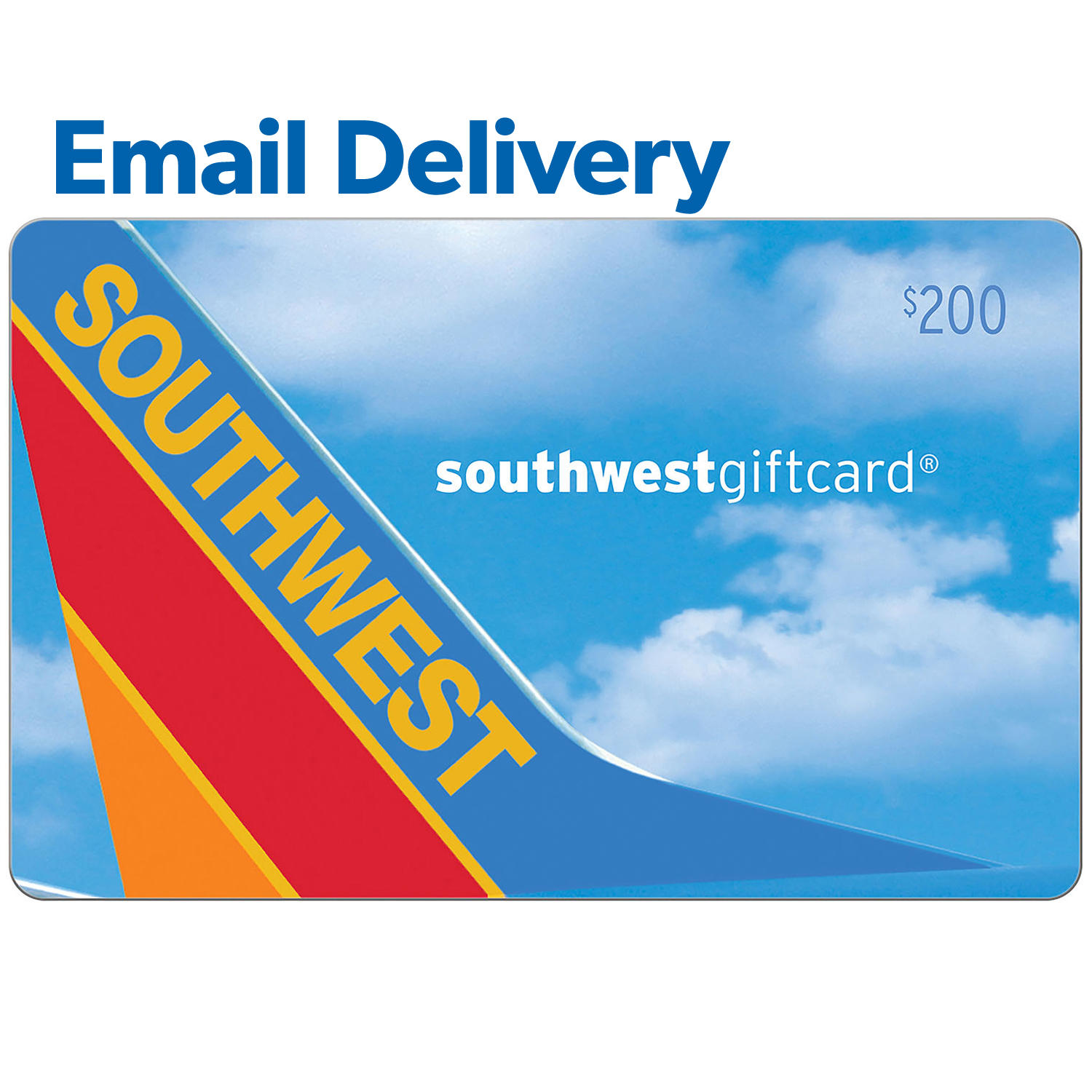 Southwest Airlines $200 Email Delivery Gift Card
