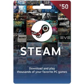 Steam Gift Card - Various Amounts