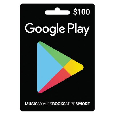 Google Play $100 Gift Card - Sam's Club