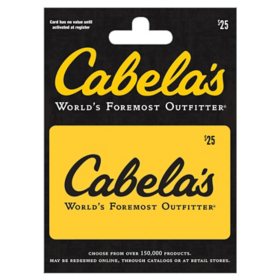 Cabelas $25 Gift Card