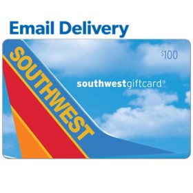Southwest Airlines Email Delivery Gift Card, Various Amounts