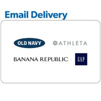 GAP Options (Gap, Old Navy, Banana Republic and, Athleta) $25  eGift Card (Email delivery)