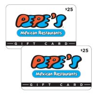 Pepe's Mexican Restaurant $50 Value Gift Cards - 2 x $25