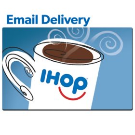 IHOP Email Delivery Gift Card, Various Amounts 