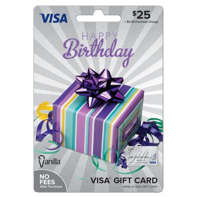 Vanilla Visa $25 Prepaid Gift Card