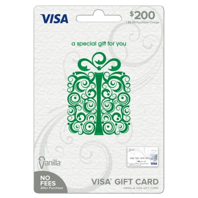 Visa Prepaid Card - $200 + $6 Fee