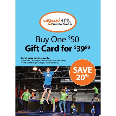 Urban air 2025 $50 off coupon