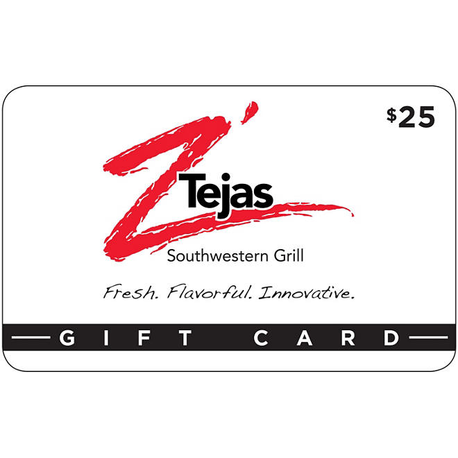 Z'Tejas $50 Multi-Pack - 2/$25 Gift Cards for $39.98