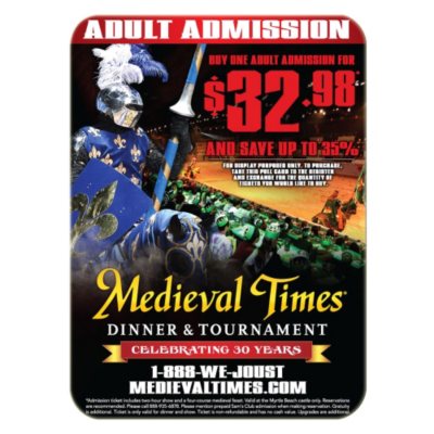 Myrtle Beach, SC  Medieval Times Dinner & Tournament