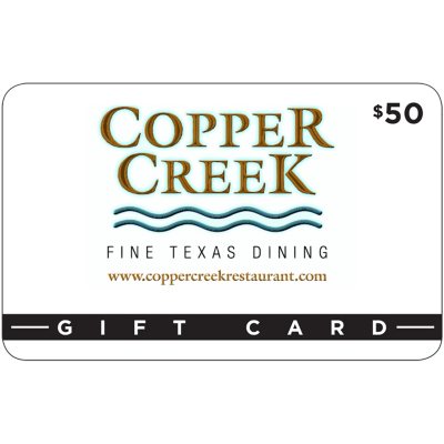 Copper Creek Restaurant 2 x 50 Sam's Club