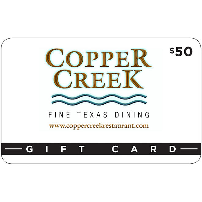 Copper Creek Restaurant - 2 x $50
