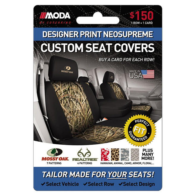 Coverking Designer Print Neosupreme Custom Seat Covers - $150 Gift Card