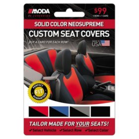 MODA Coverking Solid Color Neosupreme Custom Seat Covers $99 Gift Card