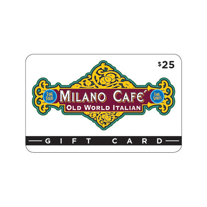 Milano Café Gift Card - 2/$25