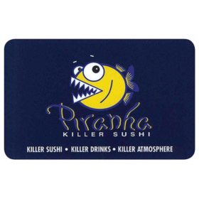 Piranha Killer Sushi TX $50 Value Gift Cards - 2 x $25