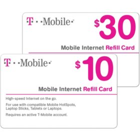 T-Mobile Prepaid Mobile Internet $30 Email Delivery Phone Card