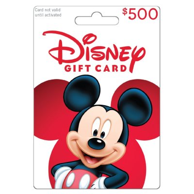 Disney Gift Card 500 Sam S Club