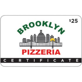 Brooklyn Pizzeria $50 Gift Card Multi-Pack, 2 x $25