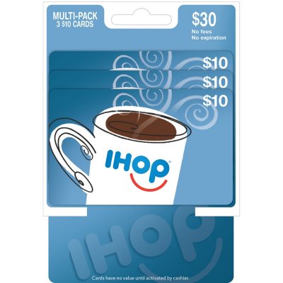 IHOP $30 Gift Card Multi-Pack, 3 x $10 - Sam's Club